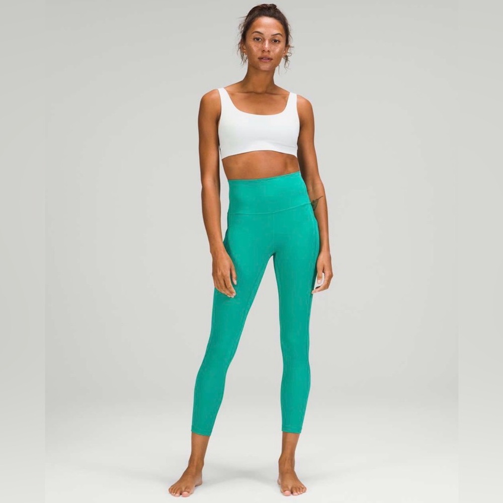 Lululemon Align High Rise Legging with Pockets 25” Maldives Green size 0